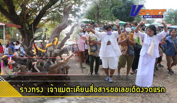 กำแพงเพชร-ชาวบ้านมาตามนัด 14 กุมภาพันธ์ หลังพบตะเคียนยาว 22 เมตร ในคลองน้ำตามฝัน พร้อมทำพิธีสื่อสารขอเลขเด็ดงวดแรก